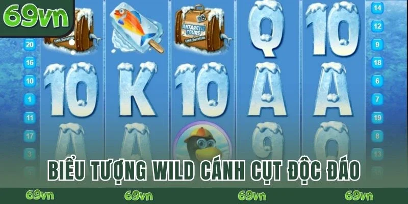 Biểu tượng Wild cánh cụt độc đáo