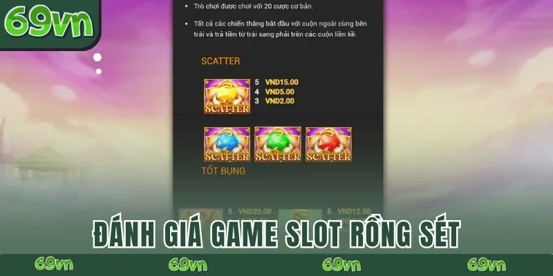 Đánh giá game slot Rồng Sét