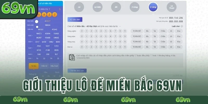Giới thiệu lô đề miền Bắc 69VN
