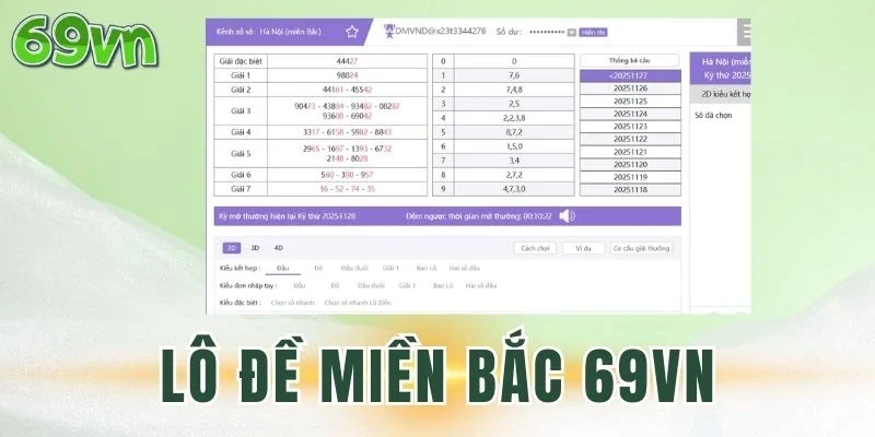Giải đáp về lô đề miền Bắc 69VN