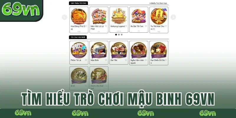 Tìm hiểu trò chơi Mậu binh 69VN
