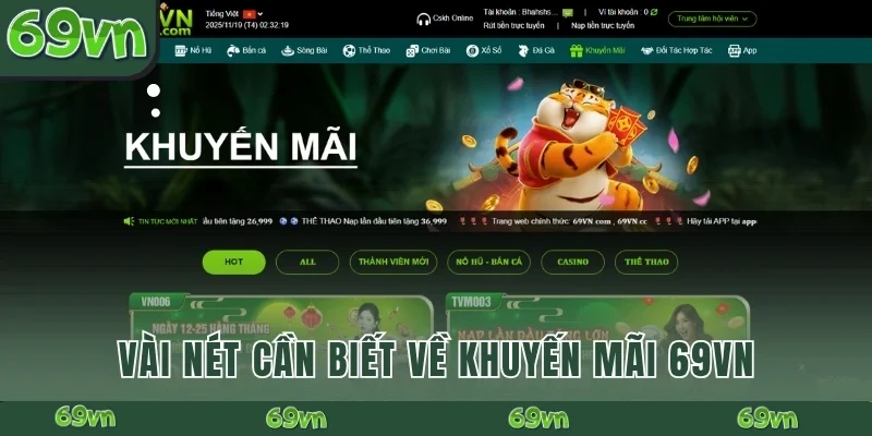 Vài nét cần biết về khuyến mãi 69VN